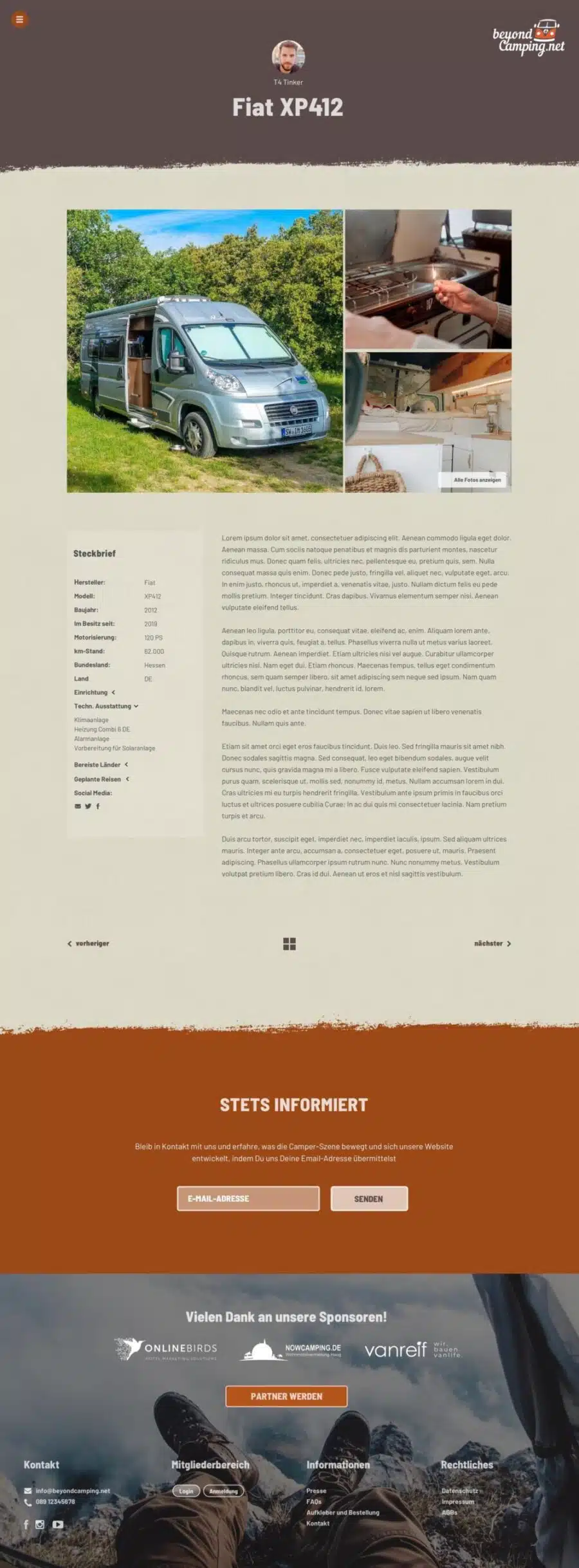 Webdesign München für Webportal