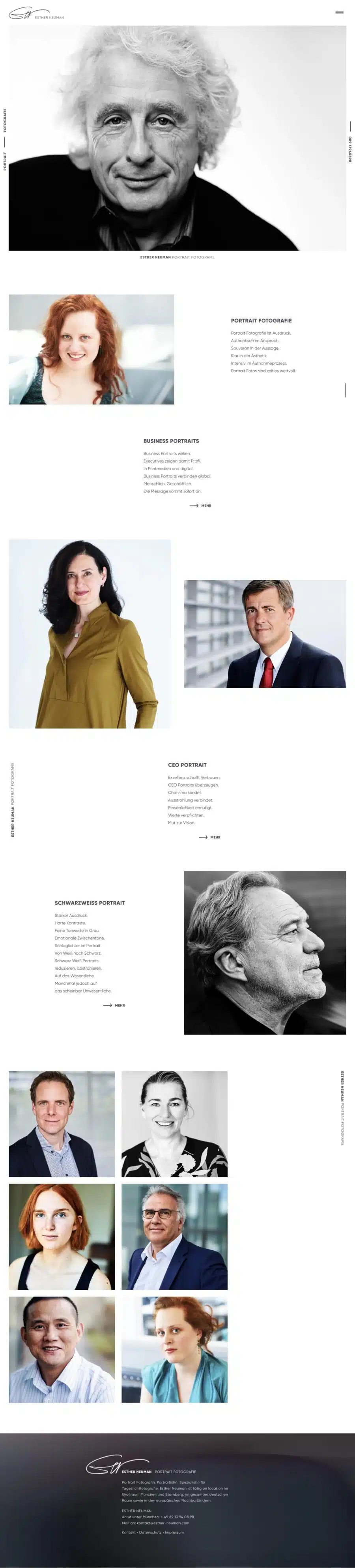 Webdesign München Fotografin