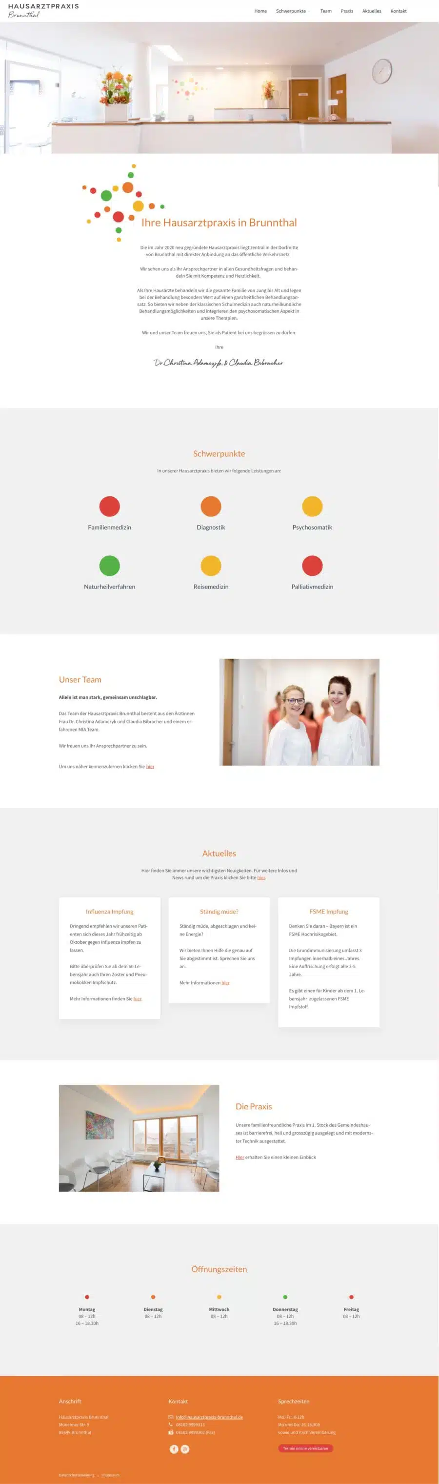 Webdesign München Arztpraxis