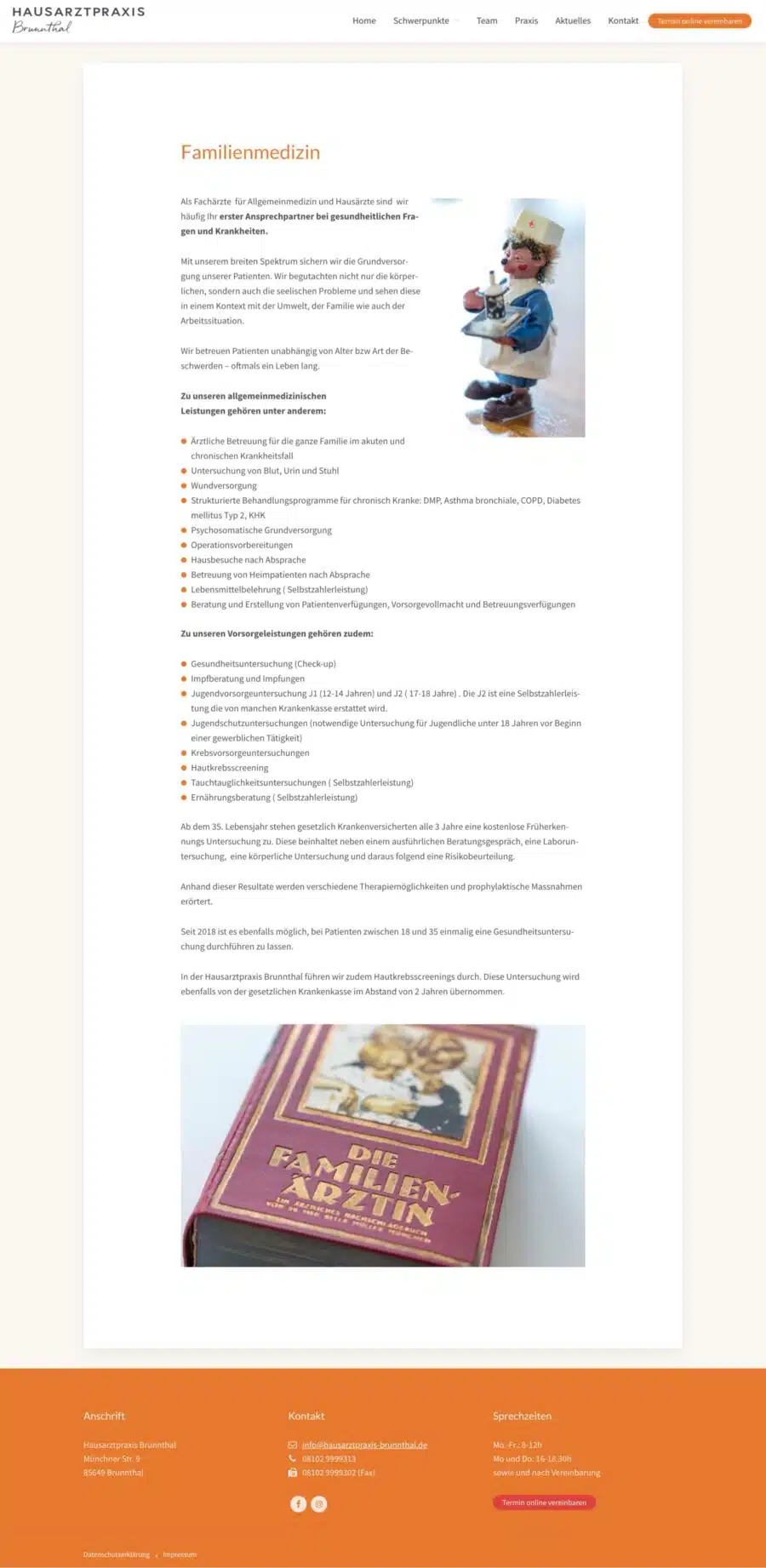 Webdesign München Arztpraxis