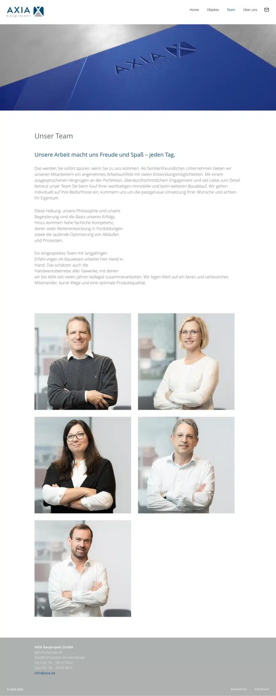 Webdesign München für Immobilienfirma