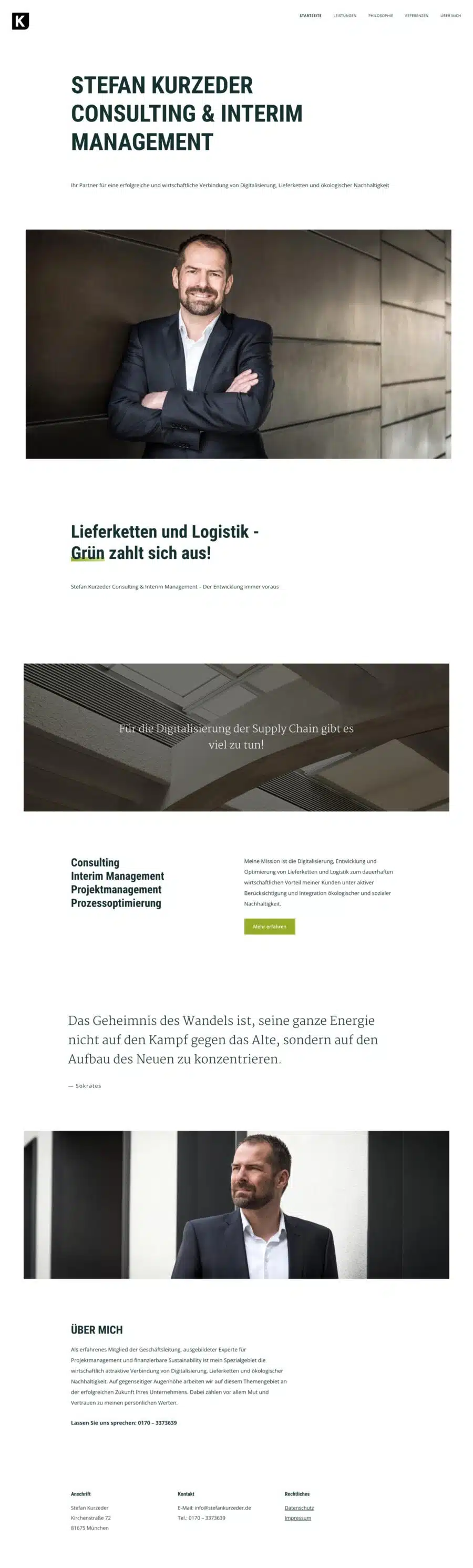 Webdesign München Interim Management