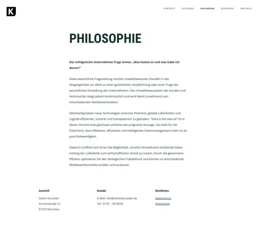 Webdesign München Interim Management