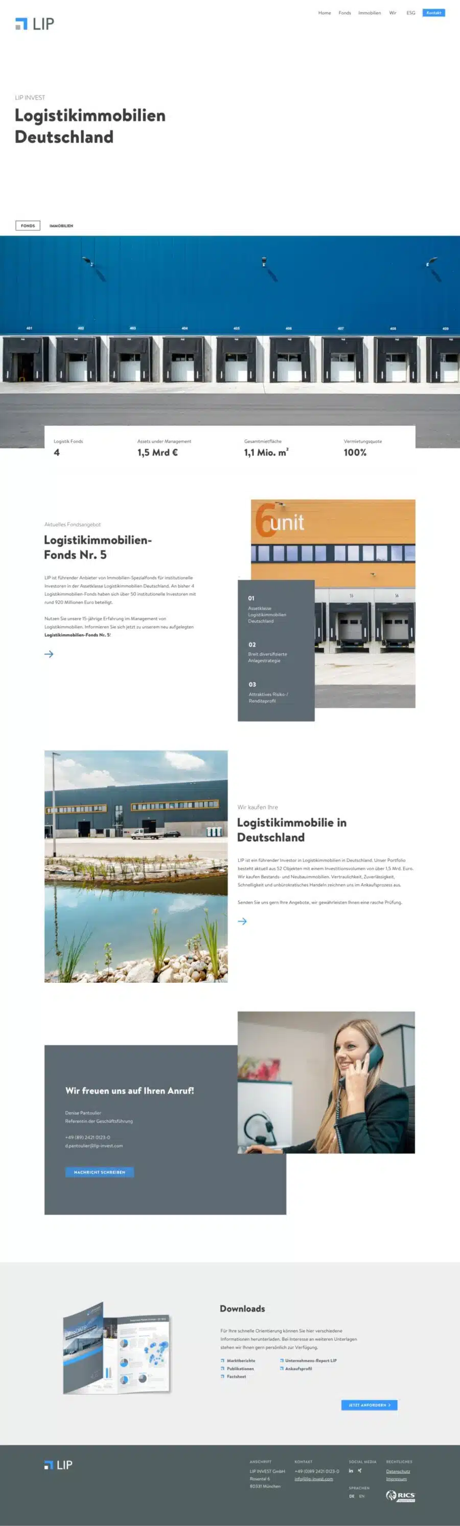 Webdesign München für Firmenwebsite