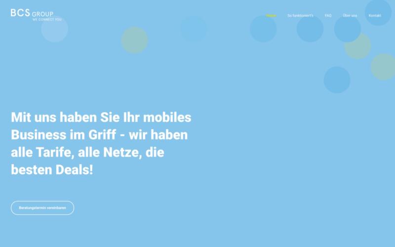 Webdesign München für Firmenwebsite